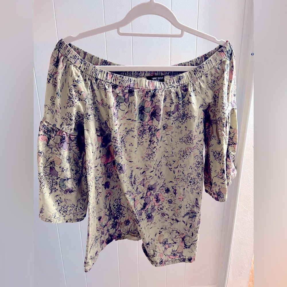 Scoop Neck/Off Shoulder Top